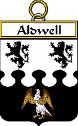 Aldwell Irish Coat of Arms Print Aldwell Irish Family Crest Print