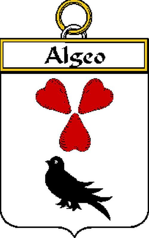 Image 0 of Algeo Irish Coat of Arms Large Print Algeo Irish Family Crest 