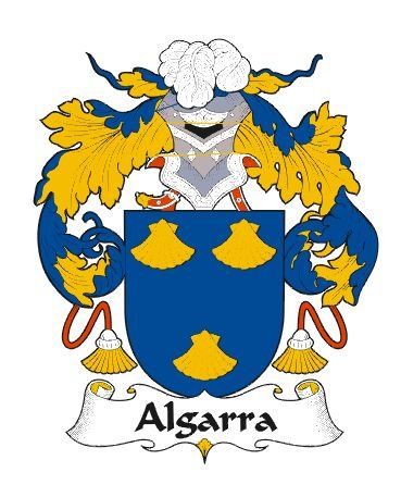 Image 0 of Algarra Spanish Coat of Arms Print Algarra Spanish Family Crest Print