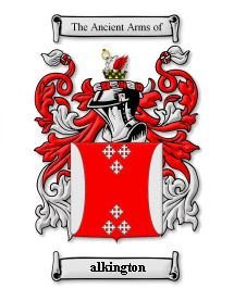 Image 0 of Alkington Coat of Arms Surname Large Print Alkington Family Crest 