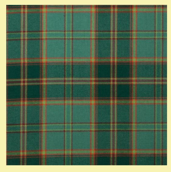 Image 0 of All Ireland Green Irish Lightweight Reiver 10oz Tartan Wool Fabric