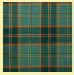 All Ireland Green Irish Lightweight Reiver 10oz Tartan Wool Fabric