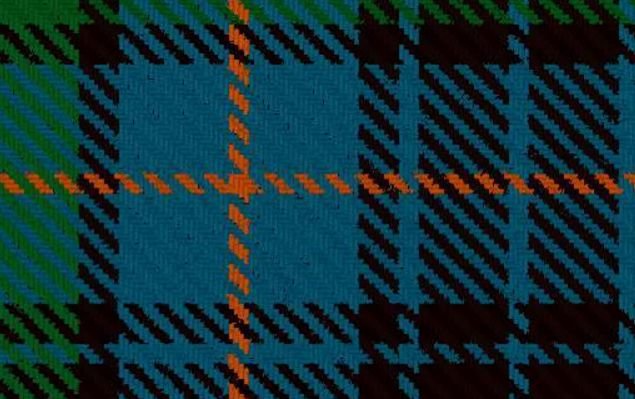 Image 2 of Allen 1998 Ancient Double Width 16oz Heavyweight Tartan Wool Fabric