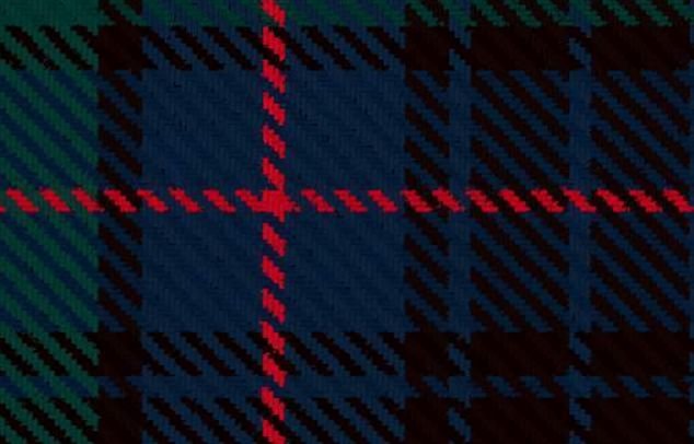Image 2 of Allen 1998 Modern Double Width 11oz Lightweight Tartan Wool Fabric 