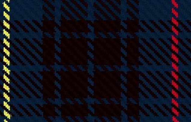 Image 3 of Allen 1998 Modern Double Width 11oz Lightweight Tartan Wool Fabric 