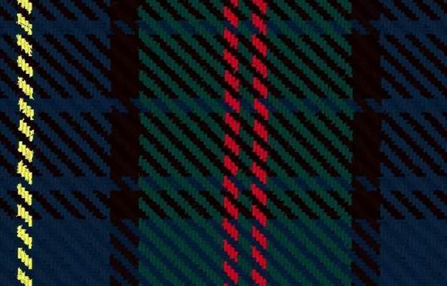 Image 5 of Allen 1998 Modern Double Width 11oz Lightweight Tartan Wool Fabric 