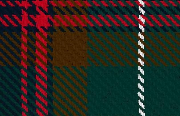 Image 2 of Allen Of Northumbria Modern Single Width 11oz Lightweight Tartan Wool Fabric