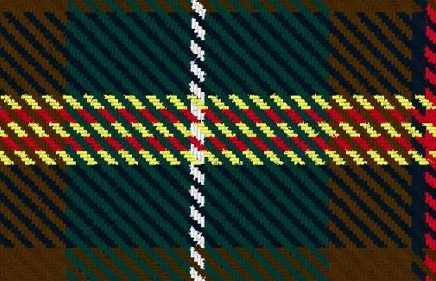 Image 5 of Allen Of Northumbria Modern Single Width 11oz Lightweight Tartan Wool Fabric