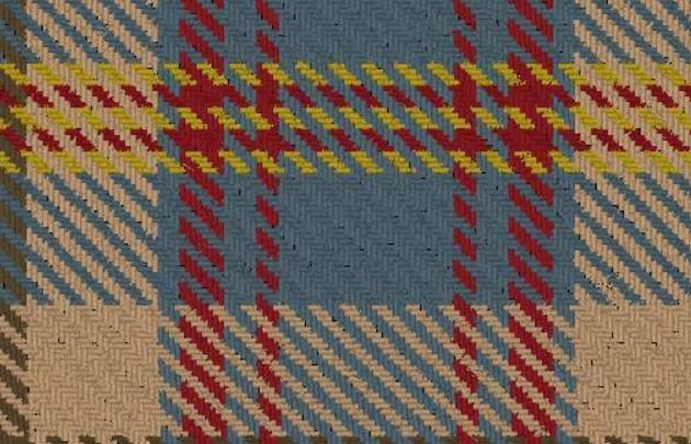 Image 4 of Allen Of Northumbria Repro Single Width 11oz Lightweight Tartan Wool Fabric