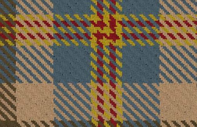 Image 5 of Allen Of Northumbria Repro Single Width 11oz Lightweight Tartan Wool Fabric