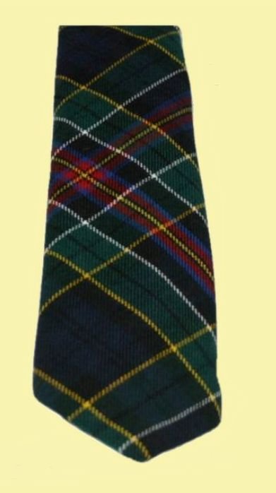 Image 2 of Allison Modern Clan Tartan Lightweight Wool Straight Boys Neck Tie 