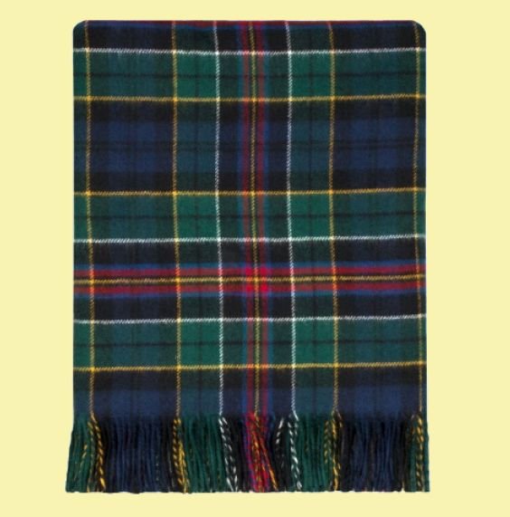 Image 0 of Allison Modern Tartan Lambswool Luxury Ladies Serape