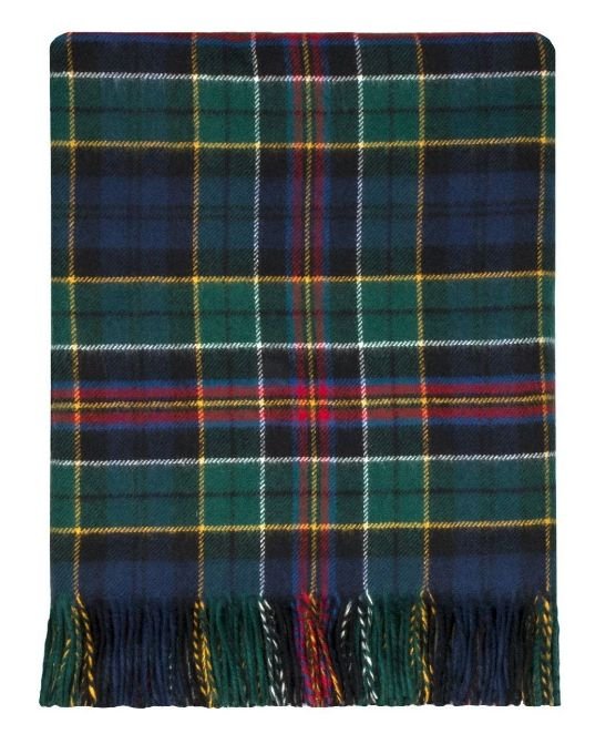 Image 1 of Allison Modern Tartan Lambswool Luxury Ladies Serape