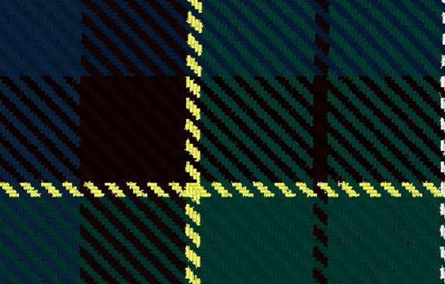 Image 2 of Allison Modern Single Width 11oz Lightweight Tartan Wool Fabric