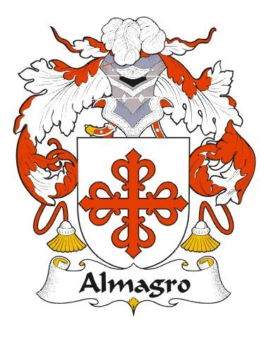 Image 0 of Almagro Spanish Coat of Arms Large Print Almagro Spanish Family Crest 