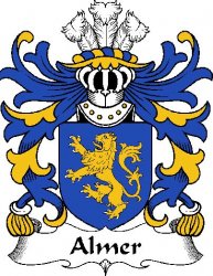 Almer Welsh Coat of Arms Large Print Almer Welsh Family Crest 