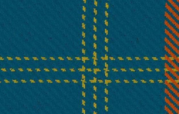 Image 2 of Alpha Chi Sigma Ancient Single Width 16oz Heavyweight Tartan Wool Fabric