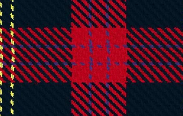 Image 3 of Alpha Chi Sigma Modern Double Width 11oz Lightweight Tartan Wool Fabric 