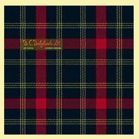 Image 0 of Alpha Chi Sigma Modern Single Width 16oz Heavyweight Tartan Wool Fabric
