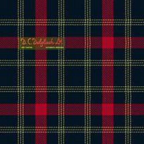 Image 1 of Alpha Chi Sigma Modern Single Width 16oz Heavyweight Tartan Wool Fabric