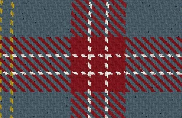 Image 4 of Alpha Chi Sigma Reproduction Single Width 16oz Heavyweight Tartan Wool Fabric