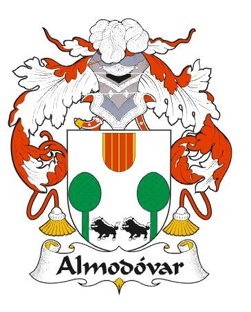 Image 0 of Almodovar Spanish Coat of Arms Print Almodovar Spanish Family Crest Print