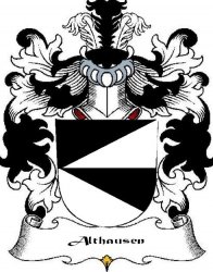 Althausen Swiss Coat of Arms Large Print Althausen Swiss Family Crest 