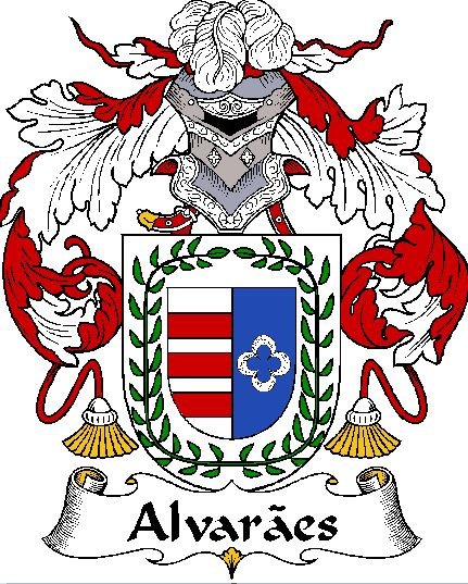 Image 0 of Alvaraes Spanish Coat of Arms Large Print Alvaraes Spanish Family Crest 