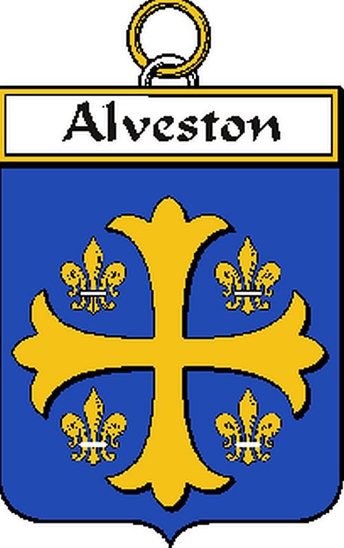 Image 0 of Alveston Irish Coat of Arms Print Alveston Irish Family Crest Print