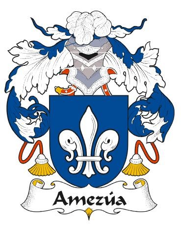 Image 0 of Amezua Spanish Coat of Arms Print Amezua Spanish Family Crest Print