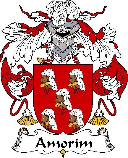 Image 1 of Amorin Spanish Coat of Arms Large Print Amorin Spanish Family Crest 