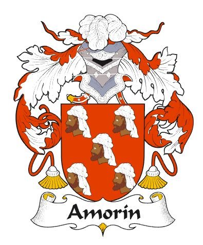 Image 0 of Amorin Spanish Coat of Arms Print Amorin Spanish Family Crest Print