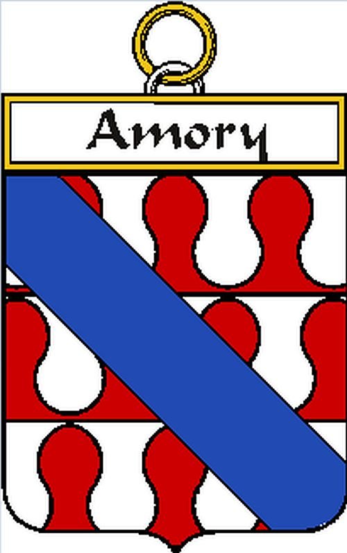 Image 0 of Amory Irish Coat of Arms Print Amory Irish Family Crest Print