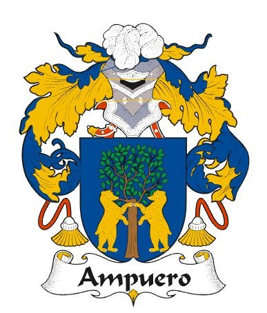 Image 0 of Ampuero Spanish Coat of Arms Print Ampuero Spanish Family Crest Print