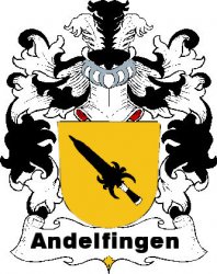 Andelfingen Swiss Coat of Arms Print Andelfingen Swiss Family Crest Print 