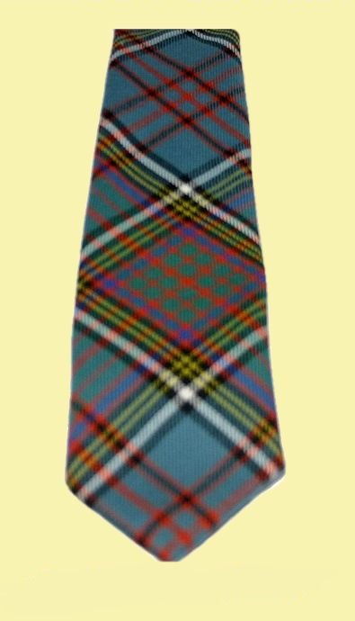 Image 2 of Anderson Ancient Clan Tartan Springweight Wool Straight Boys Neck Tie 