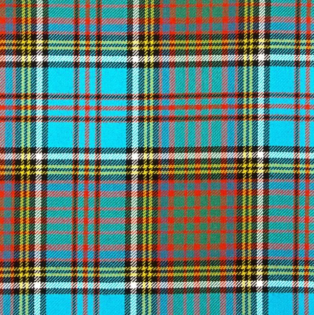 Image 3 of Anderson Ancient Lightweight Tartan Wool Ribbon 1 Inch Wide x 10 