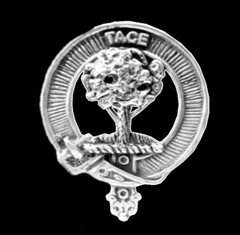 Image 0 of Abercrombie Clan Cap Crest Sterling Silver Clan Abercrombie Badge