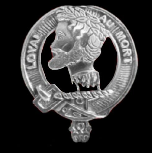 Image 0 of Adair Clan Cap Crest Sterling Silver Clan Adair Badge