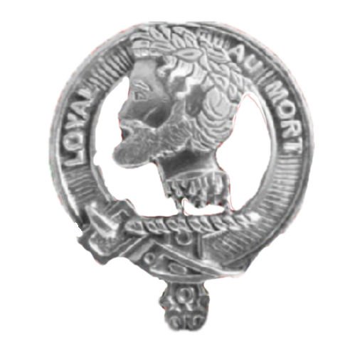 Image 1 of Adair Clan Cap Crest Sterling Silver Clan Adair Badge