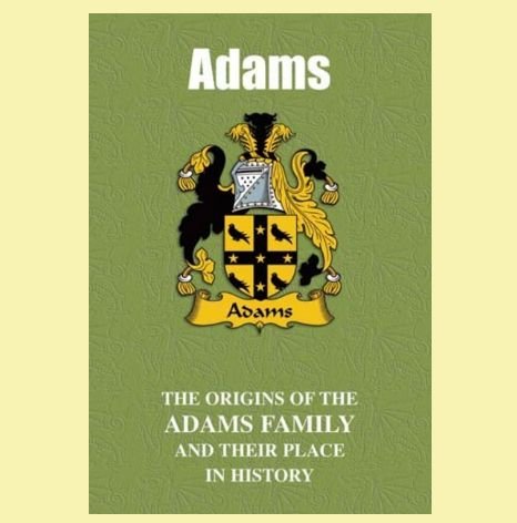 Image 0 of Adams Coat Of Arms History Welsh Family Name Origins Mini Book 