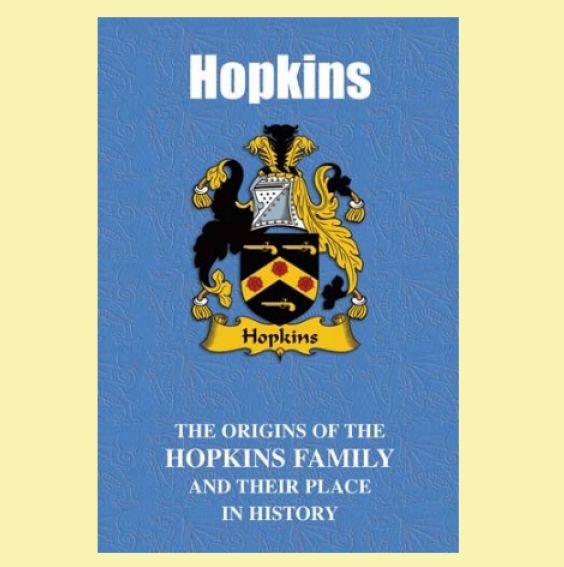 Image 0 of Hopkins Coat Of Arms History Welsh Family Name Origins Mini Book 
