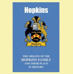 Hopkins Coat Of Arms History Welsh Family Name Origins Mini Book 