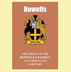 Howells Coat Of Arms History Welsh Family Name Origins Mini Book 