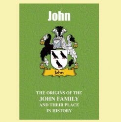John Coat Of Arms History Welsh Family Name Origins Mini Book 