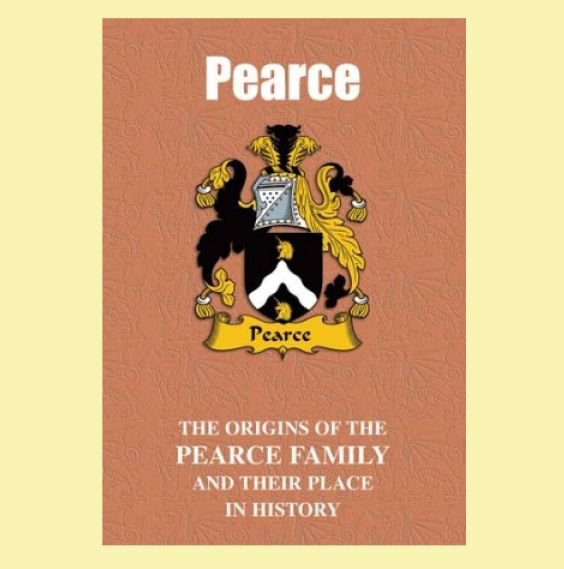 Image 0 of Pearce Coat Of Arms History Welsh Family Name Origins Mini Book 