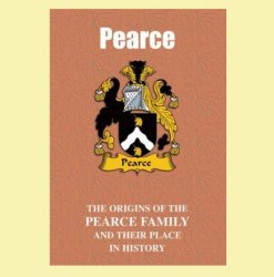 Pearce Coat Of Arms History Welsh Family Name Origins Mini Book 