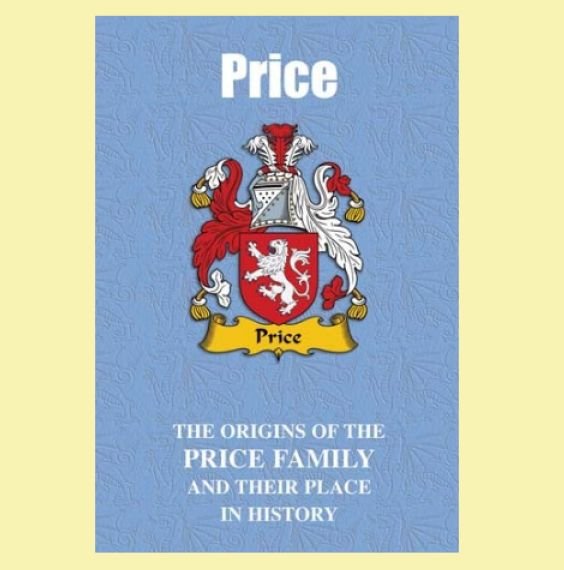 Image 0 of Price Coat Of Arms History Welsh Family Name Origins Mini Book 