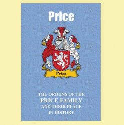 Price Coat Of Arms History Welsh Family Name Origins Mini Book 