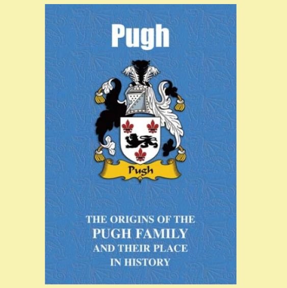 Image 0 of Pugh Coat Of Arms History Welsh Family Name Origins Mini Book 
